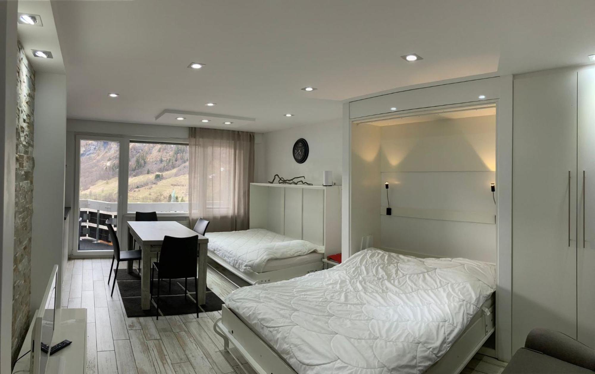 Flaminia Wohnung 15 - Best View And Free Parking! Leukerbad Εξωτερικό φωτογραφία